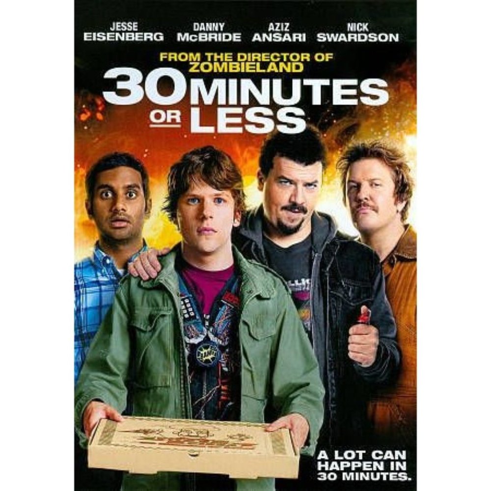 30 Minutes or Less - DVD By Jesse Eisenberg,Danny McBride - VERY GOOD